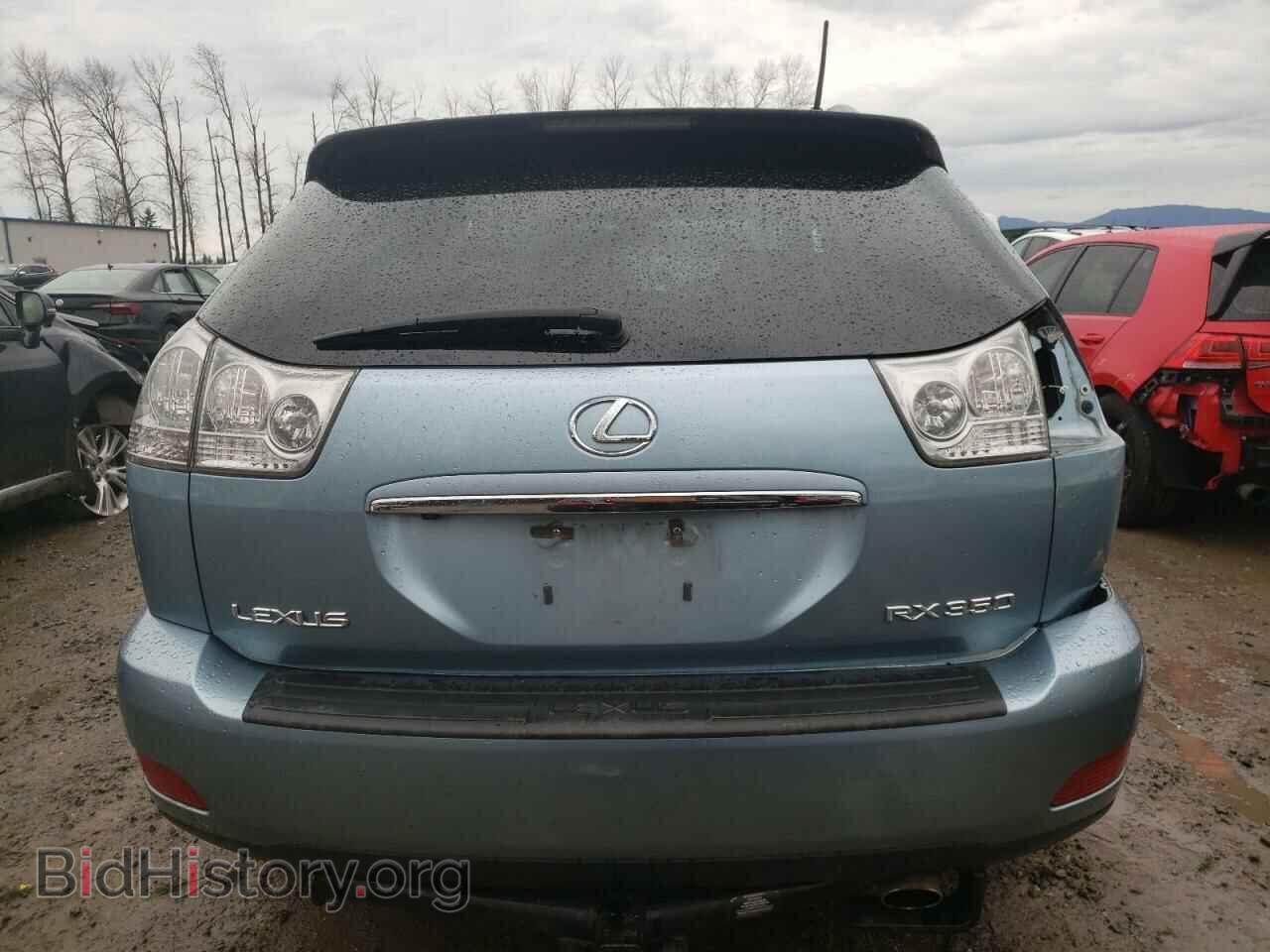 Report 2T2GK31U58C052510 LEXUS RX350 2008 BLUE GAS - price and damage ...