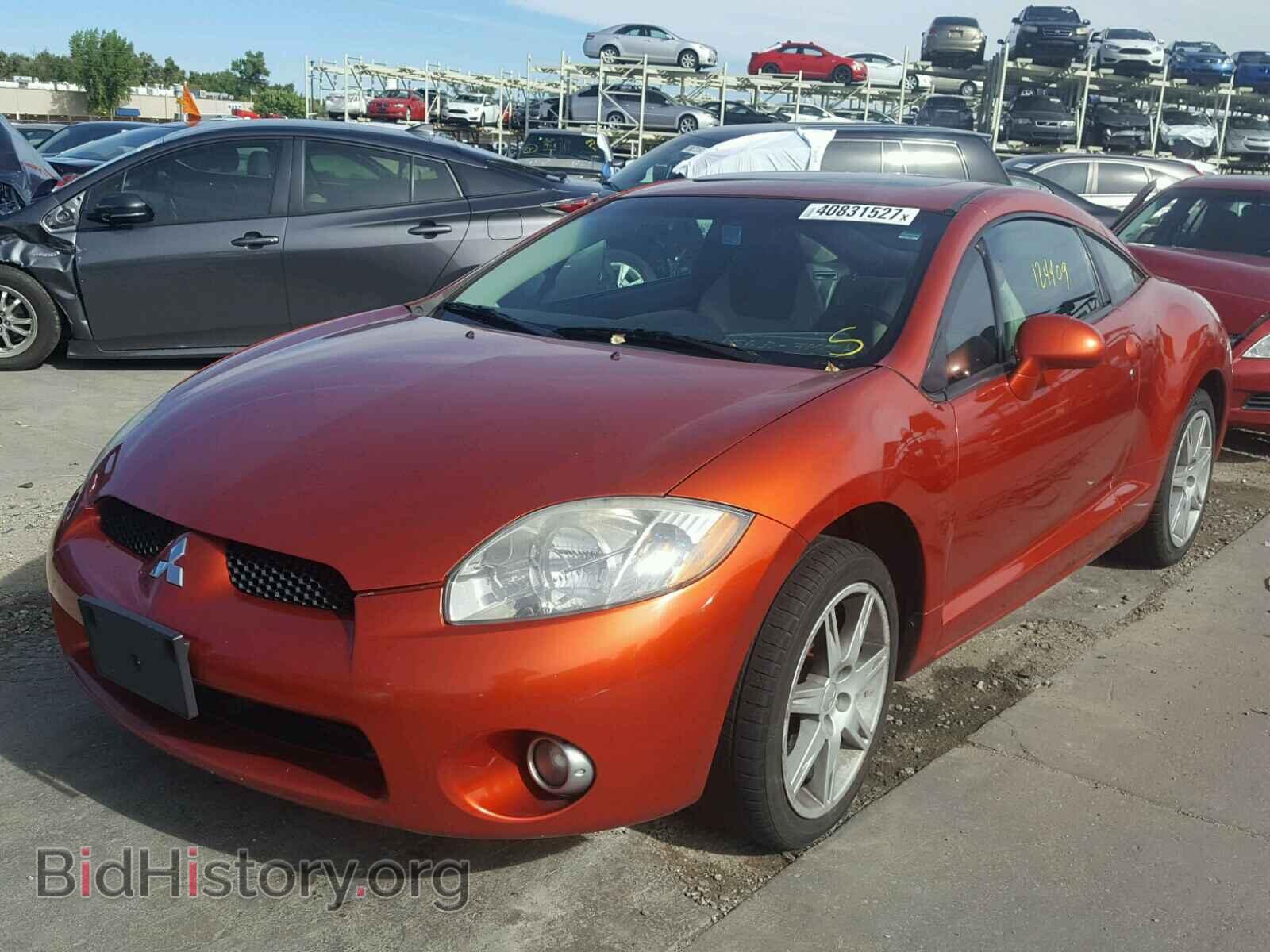 2006 MITSUBISHI ECLIPSE - VIN: 4A3AK34T66E027832 - Фото 2