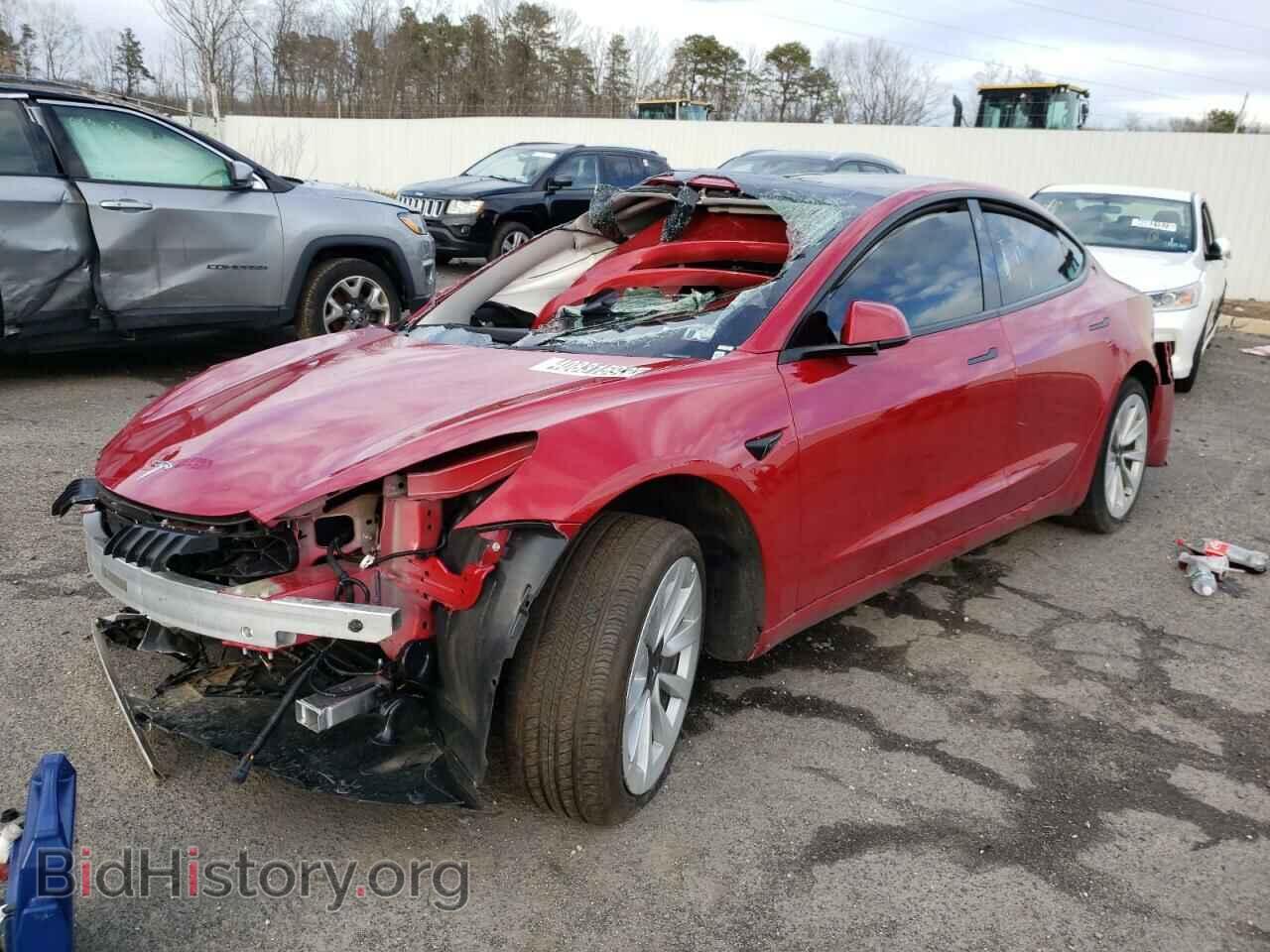 Photo 5YJ3E1EA4NF371046 - TESLA MODEL 3 2022