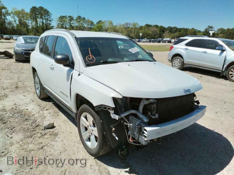 2017 Jeep COMPASS Compass SP (VIN 1C4NJCBAXHD124033) — photo 1 of 10, Copart, damage: front end