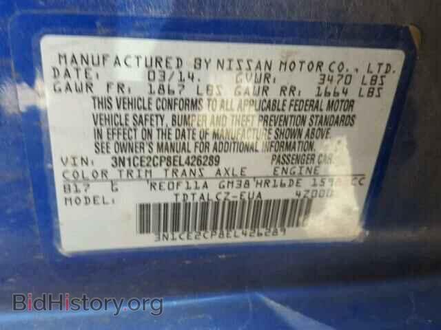 2014 NISSAN VERSA - VIN: 3N1CE2CP8EL426289 - Photo 10