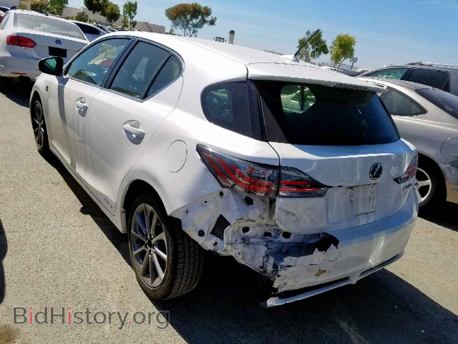 2012 LEXUS CT 200 - VIN: JTHKD5BHXC2082484 - Фото 3