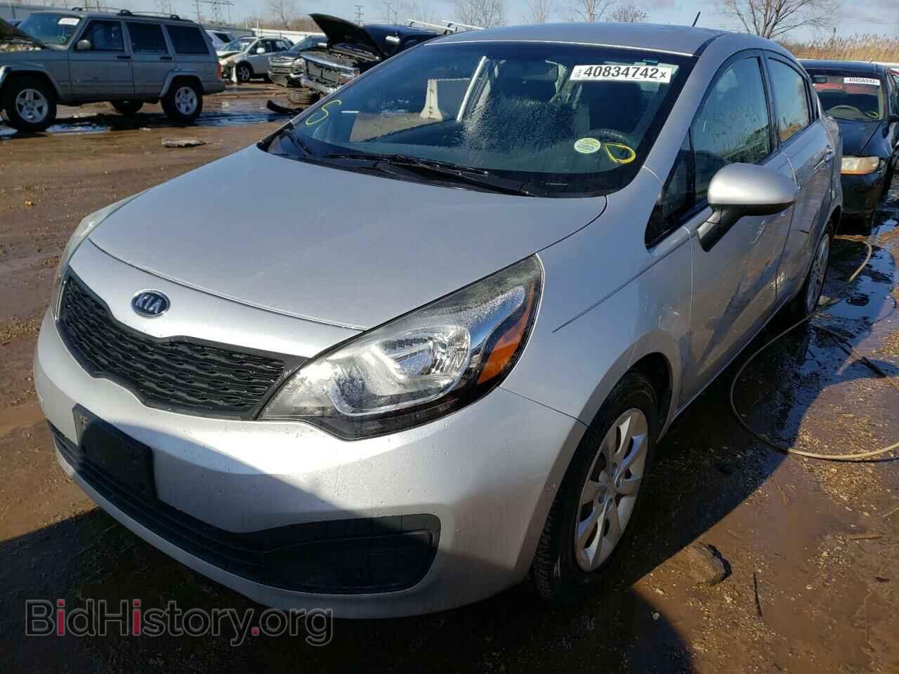 2012 KIA RIO - VIN: KNADM4A39C6087112 - Фото 2