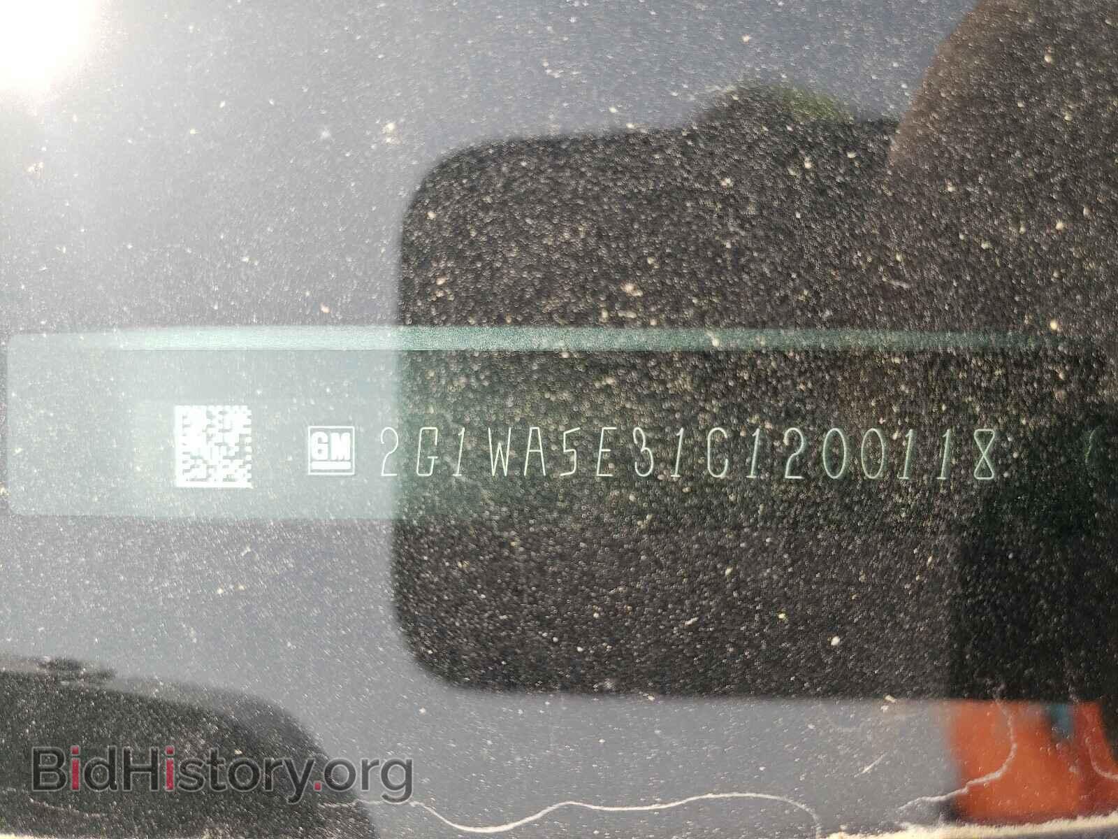 2012 CHEVROLET IMPALA - VIN: 2G1WA5E31C1200118 - Фото 10