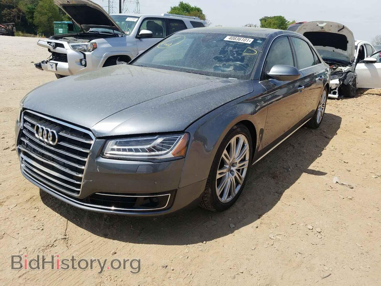 2015 AUDI A8 - VIN: WAU3GAFD4FN021158 - Фото 2