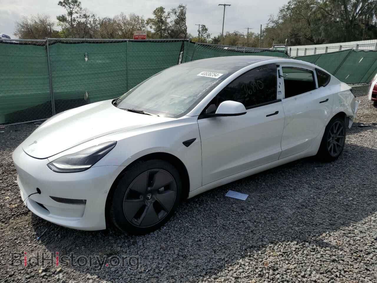 Фотография 5YJ3E1EB2NF184199 - TESLA MODEL 3 2022
