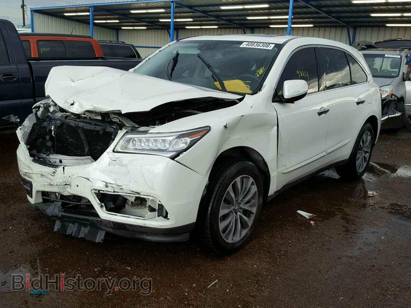 2014 ACURA MDX - VIN: 5FRYD4H46EB012652 - Фото 2