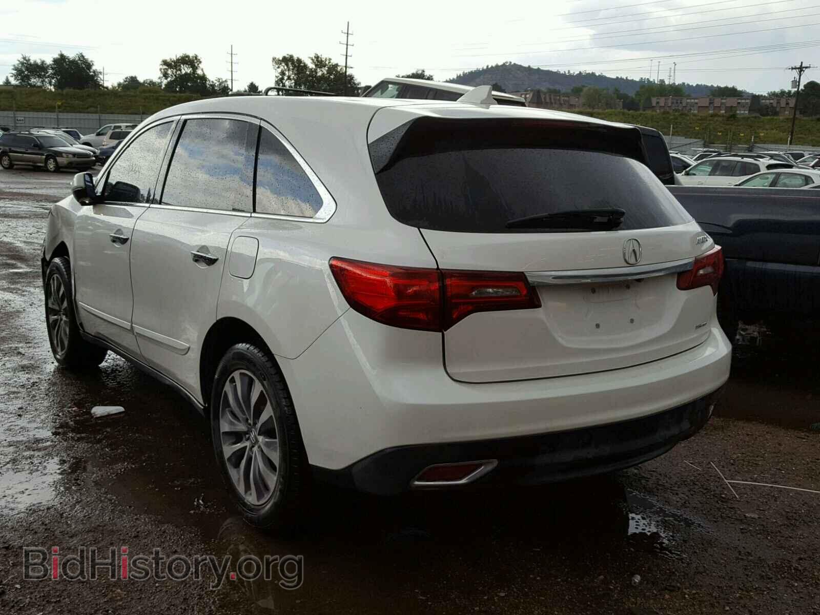 2014 ACURA MDX - VIN: 5FRYD4H46EB012652 - Фото 3