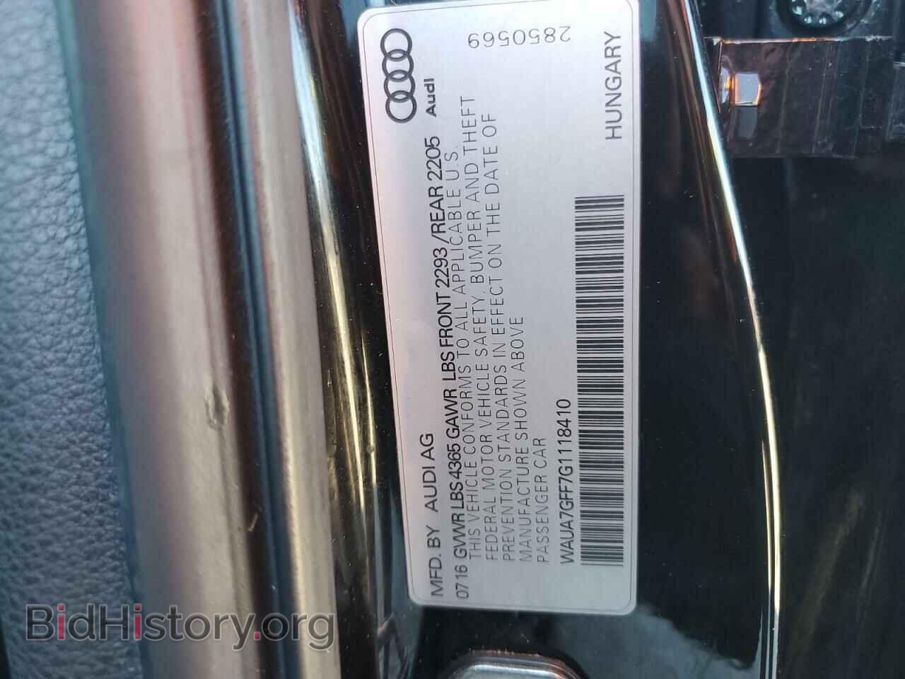2016 AUDI A3 - VIN: WAUA7GFF7G1118410 - Photo 12