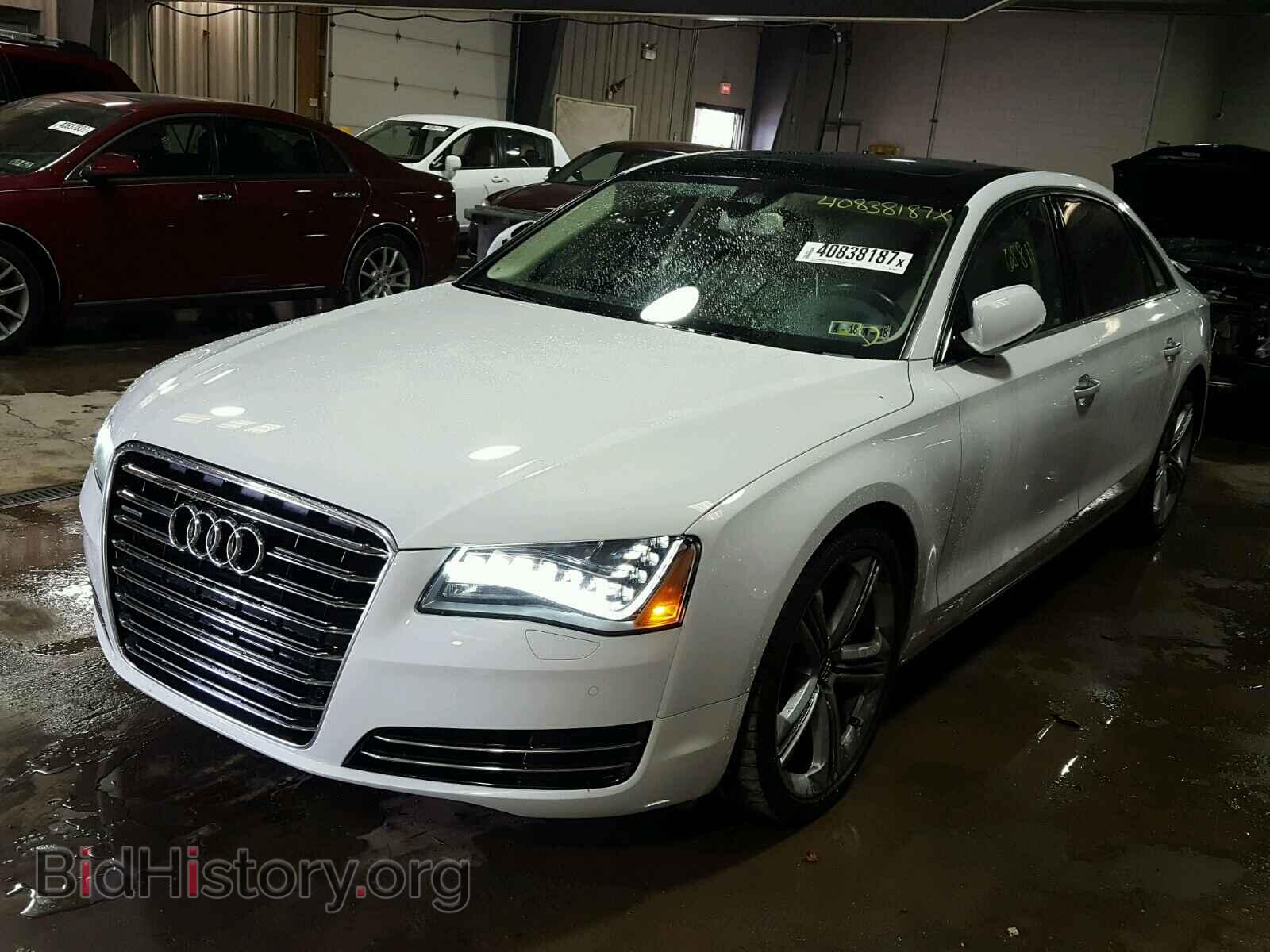 2014 AUDI A8 - VIN: WAURGAFD7EN003911 - Фото 2