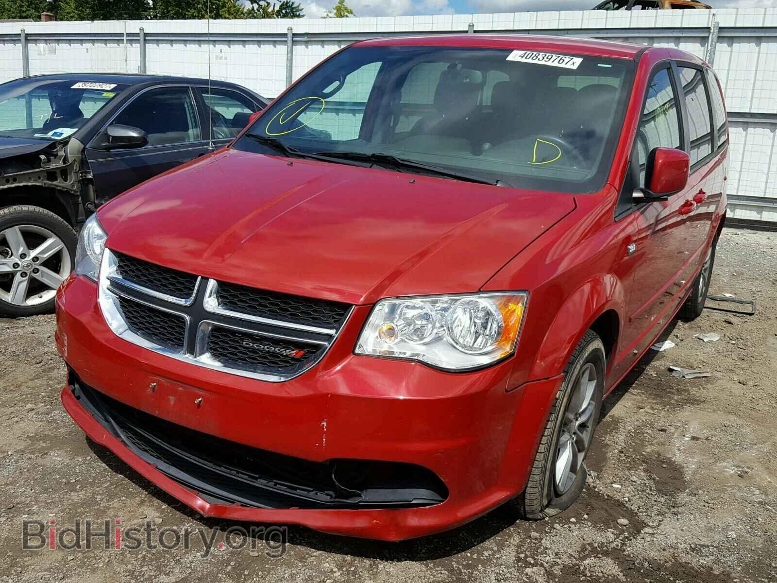 2014 DODGE CARAVAN - VIN: 2C4RDGBG6ER223364 - Фото 2