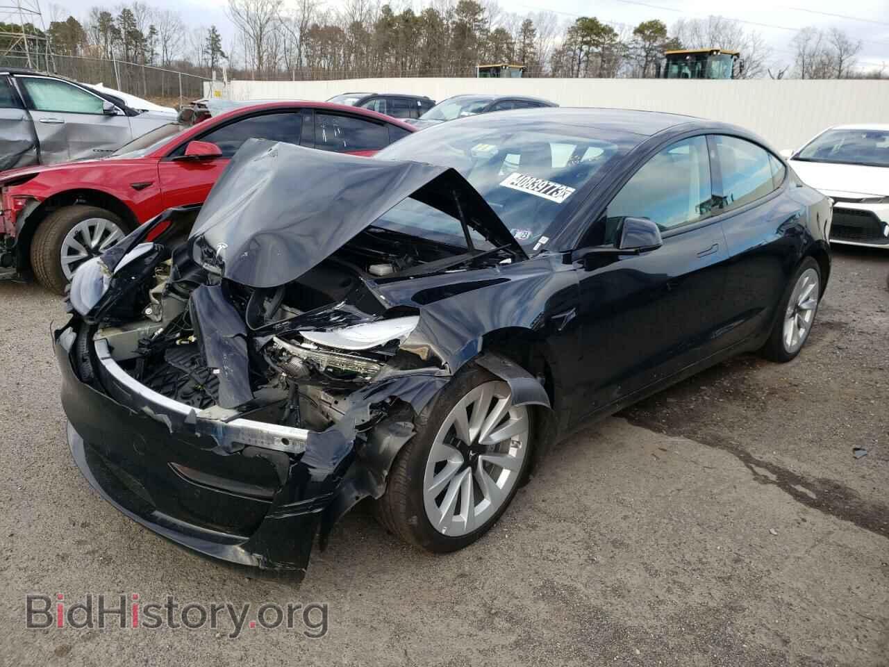 Photo 5YJ3E1EA2NF190740 - TESLA MODEL 3 2022
