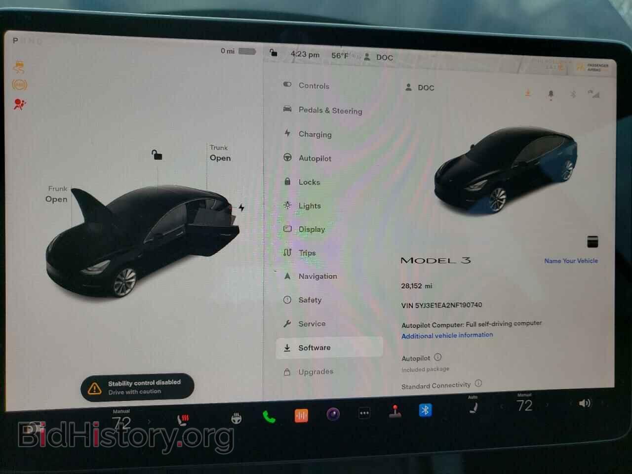 2022 TESLA MODEL 3 - VIN: 5YJ3E1EA2NF190740 - Photo 9
