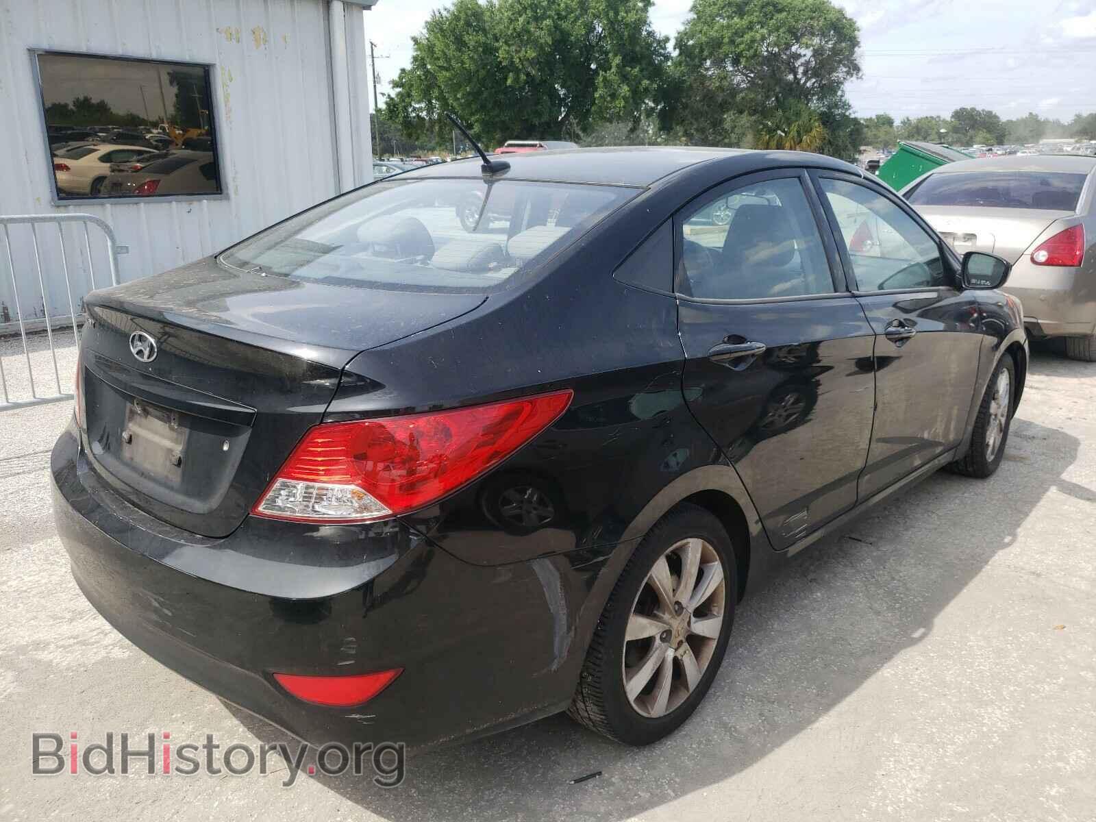 2012 HYUNDAI ACCENT - VIN: KMHCU4AE5CU142517 - Фото 4