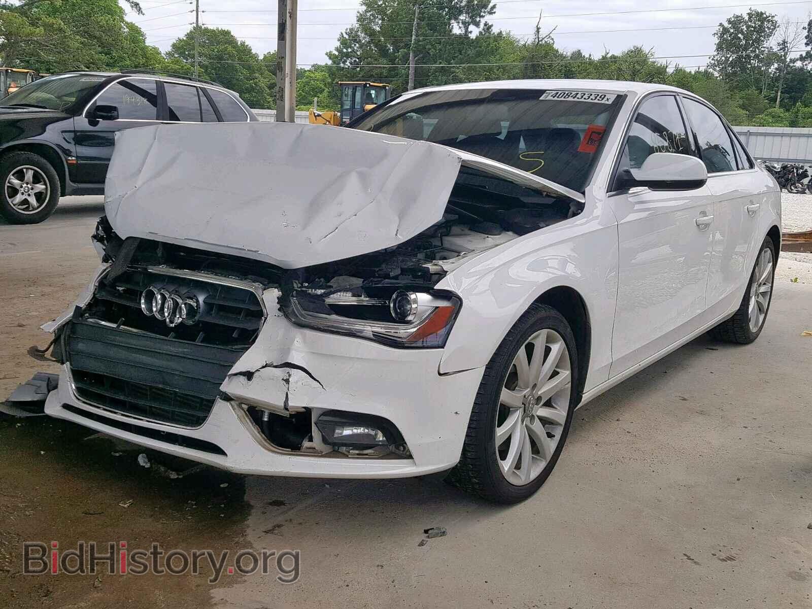 2013 AUDI A4 - VIN: WAUEFAFL7DA065176 - Фото 2