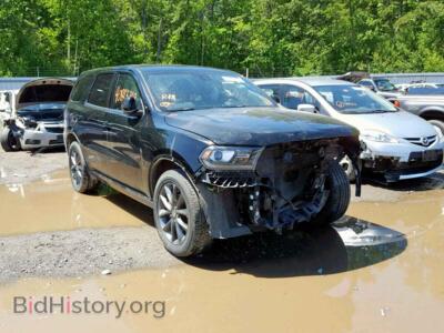 2018 Dodge DURANGO GT, черный — VIN 1C4RDJDG6JC201975, Copart