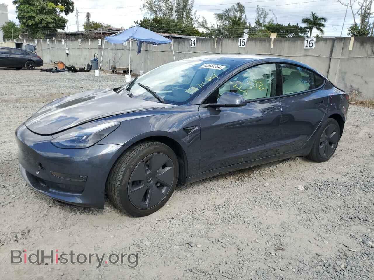 Photo 5YJ3E1EA2NF343763 - TESLA MODEL 3 2022