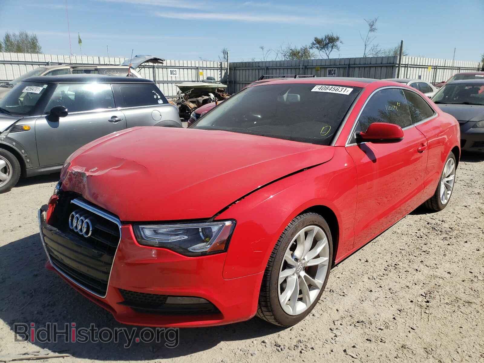 2013 AUDI A5 - VIN: WAULFAFR0DA039708 - Photo 2