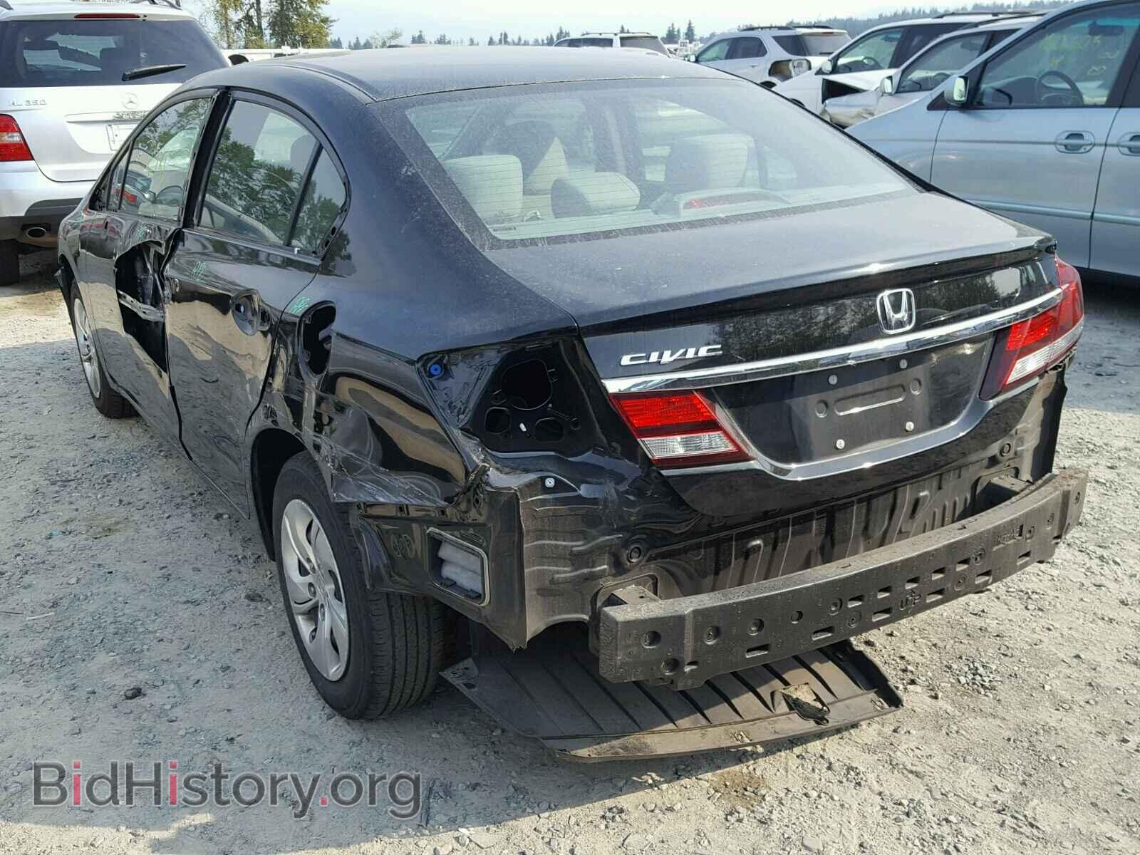 2013 HONDA CIVIC - VIN: 19XFB2F50DE237250 - Фото 3