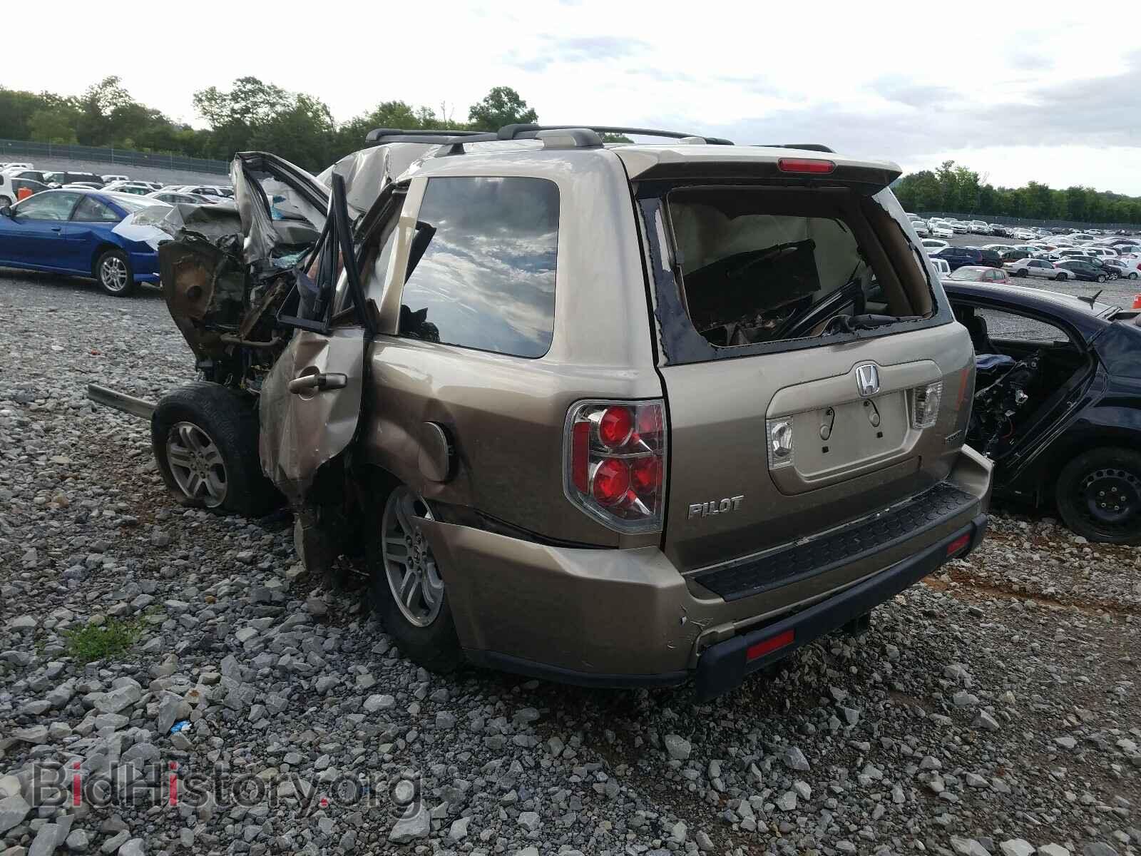 2008 HONDA PILOT - VIN: 5FNYF18208B016144 - Фото 3