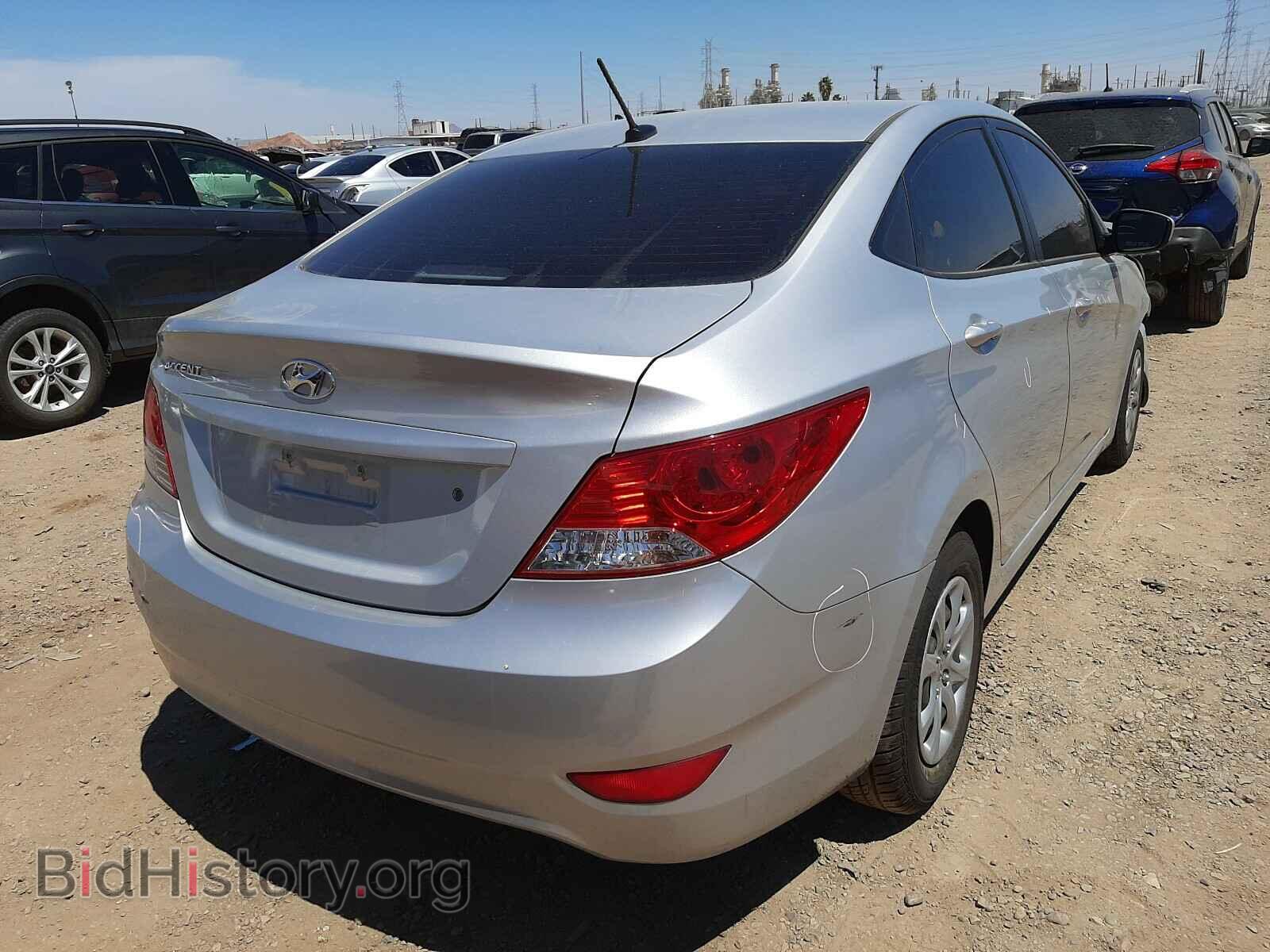 2013 HYUNDAI ACCENT - VIN: KMHCT4AEXDU538737 - Фото 4