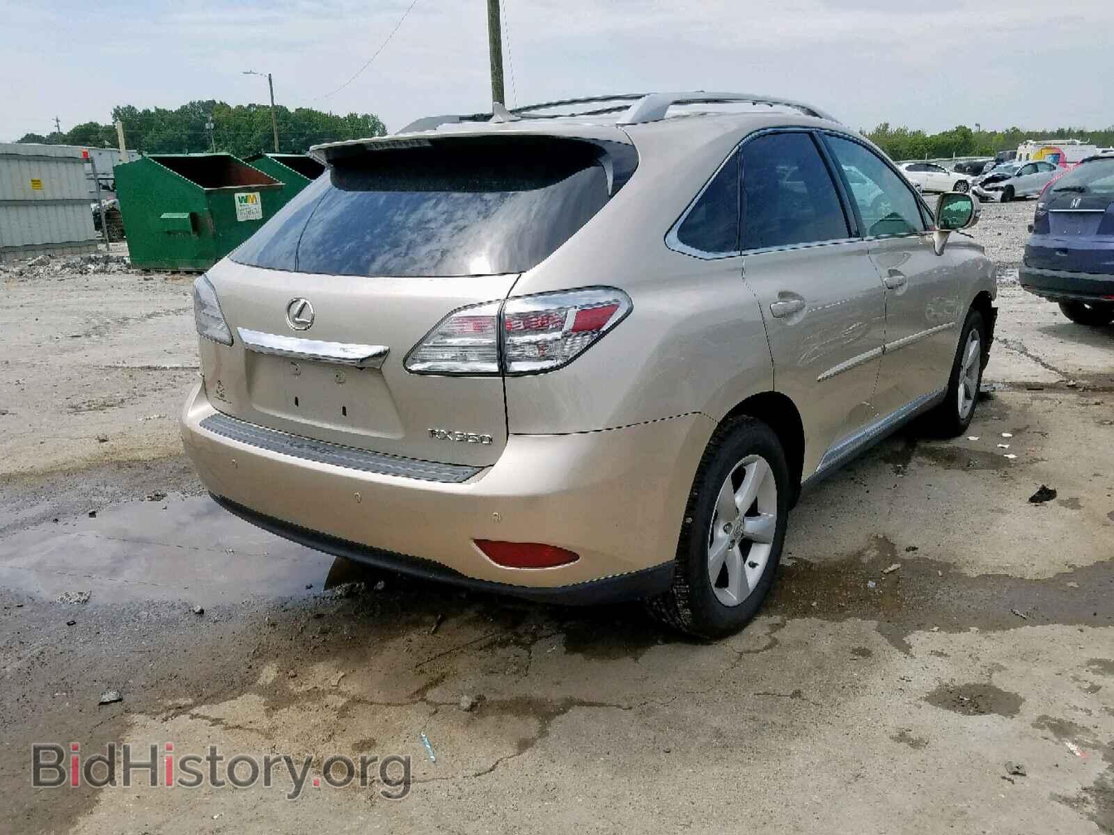 2011 LEXUS RX 350 - VIN: 2T2BK1BA4BC103456 - Фото 4