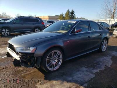 2014 Audi A4 A4 Premium, gray — VIN WAUFFCFL1EN015996, Copart