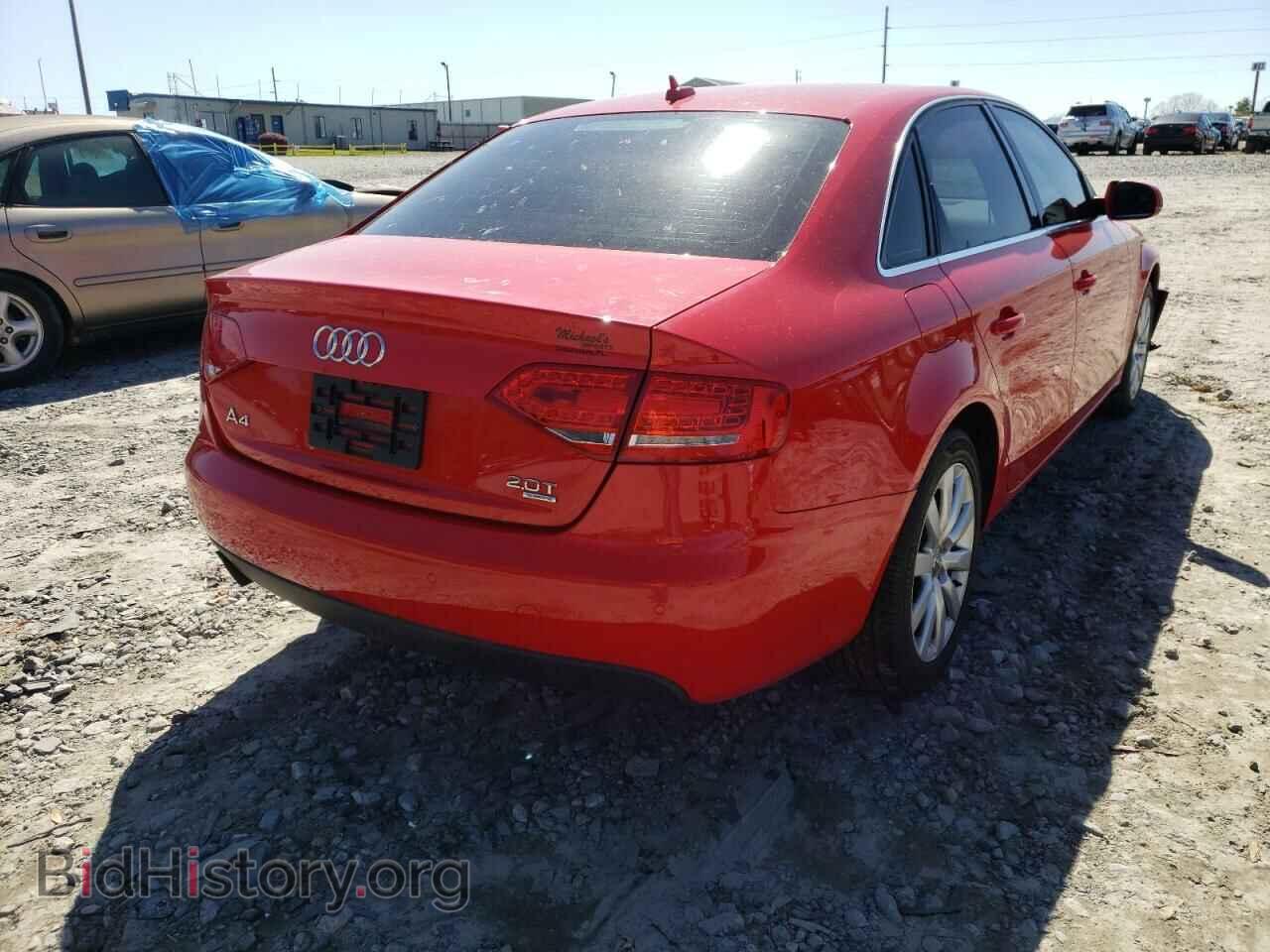2011 AUDI A4 - VIN: WAUFFAFL2BA101003 - Фото 4