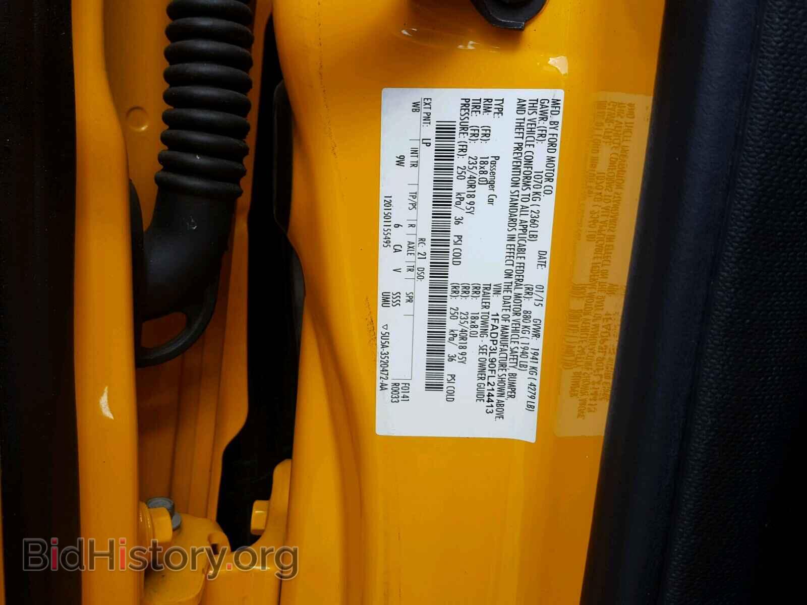 2015 FORD FOCUS - VIN: 1FADP3L90FL214413 - Фото 10
