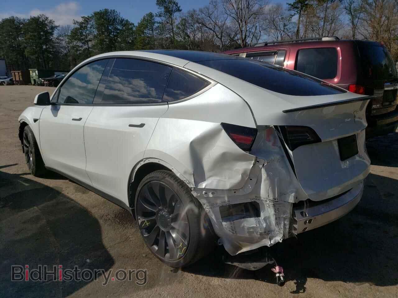 2021 TESLA MODEL Y - VIN: 5YJYGDEF0MF073086 - Фото 2