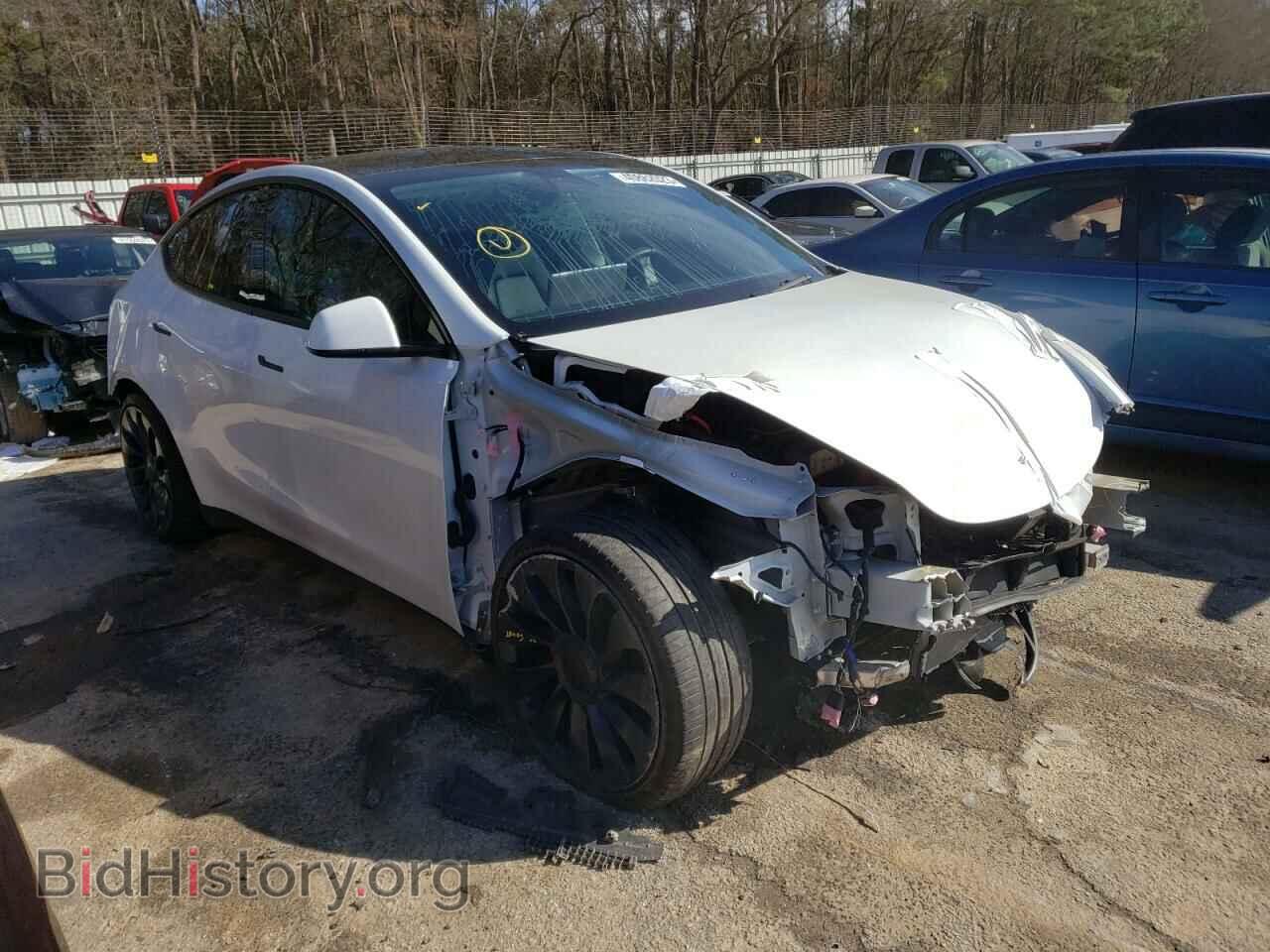 2021 TESLA MODEL Y - VIN: 5YJYGDEF0MF073086 - Фото 4