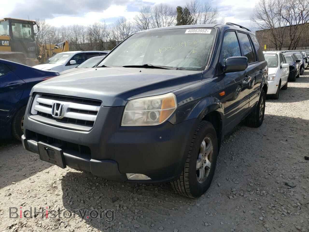 2006 HONDA PILOT - VIN: 2HKYF18606H551766 - Фото 2