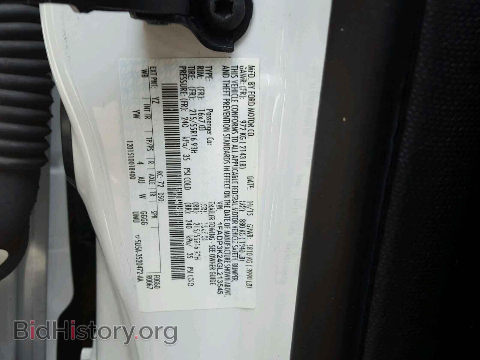 2016 FORD FOCUS - VIN: 1FADP3K24GL213545 - Photo 10