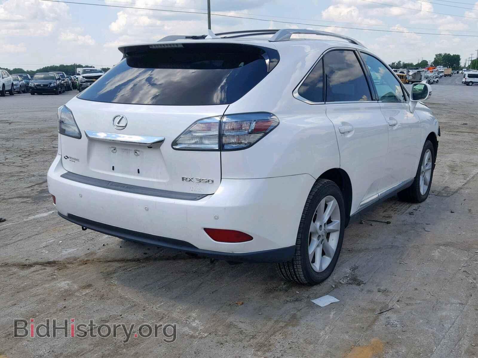 2012 LEXUS RX 350 - VIN: 2T2BK1BA0CC151117 - Фото 4