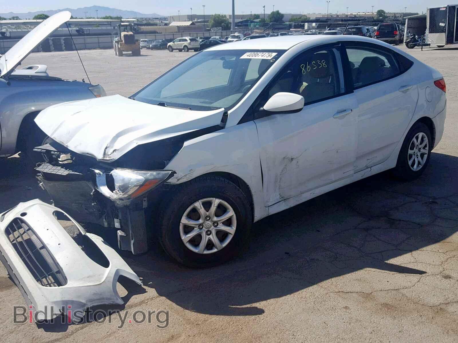 2013 HYUNDAI ACCENT - VIN: KMHCT4AE1DU438719 - Фото 2