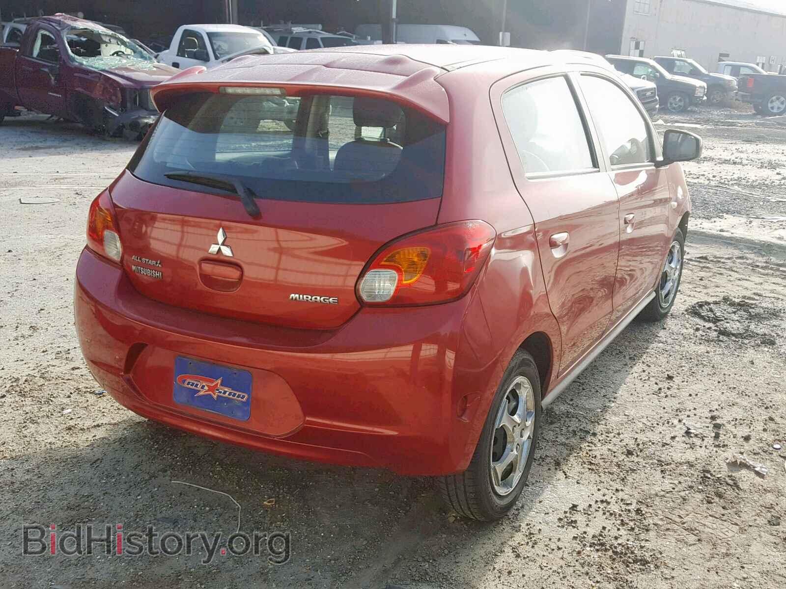 2014 MITSUBISHI MIRAGE - VIN: ML32A3HJ3EH013860 - Фото 4