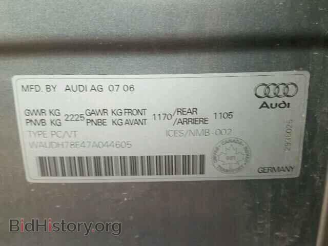 2007 AUDI A4 - VIN: WAUDH78E47A044605 - Photo 10