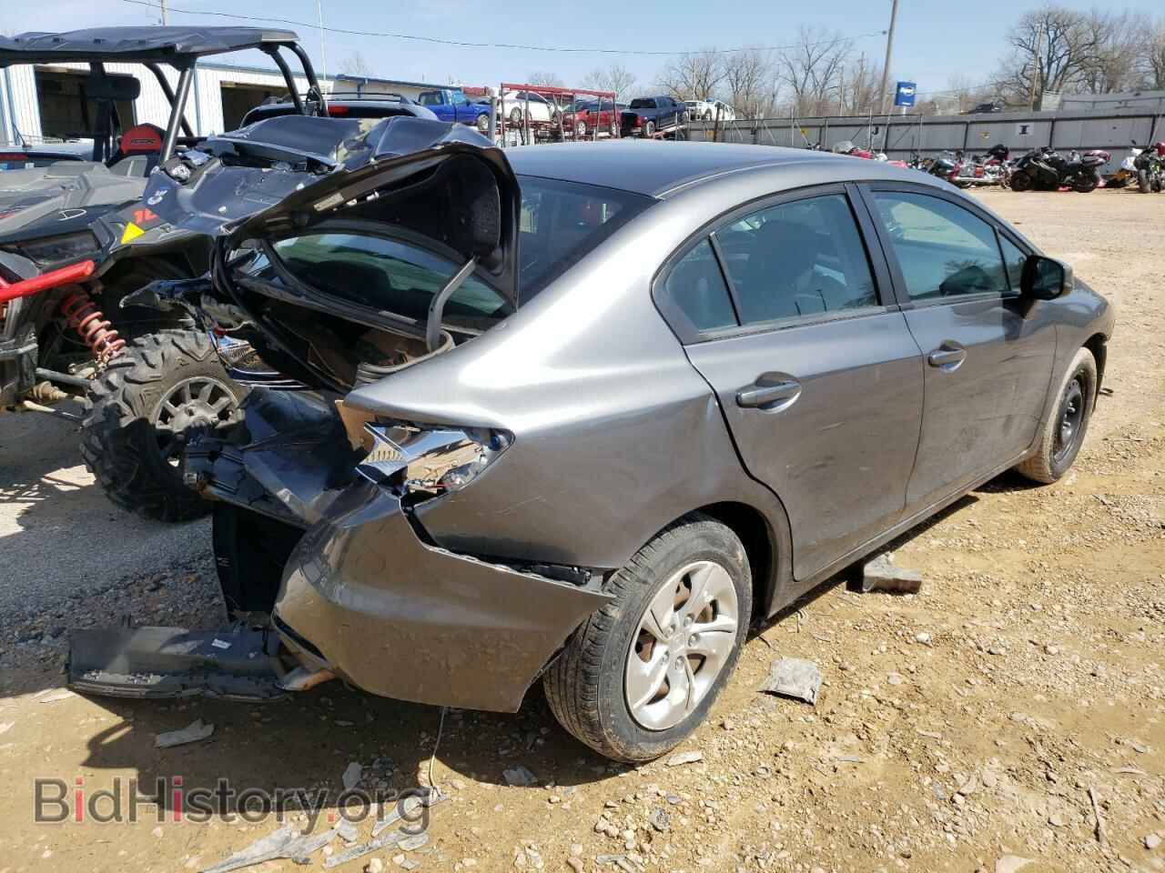 2013 HONDA CIVIC - VIN: 19XFB2F5XDE033751 - Фото 4