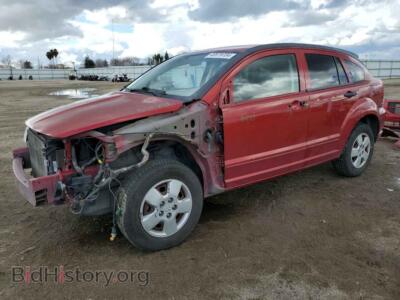 2008 Dodge CALIBER, red — VIN 1B3HB28BX8D678498, Copart