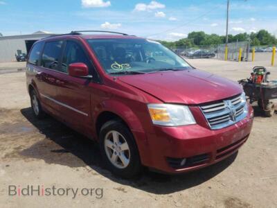 2010 Dodge CARAVAN Grand Cara, красный — VIN 2D4RN5D13AR336034, Copart