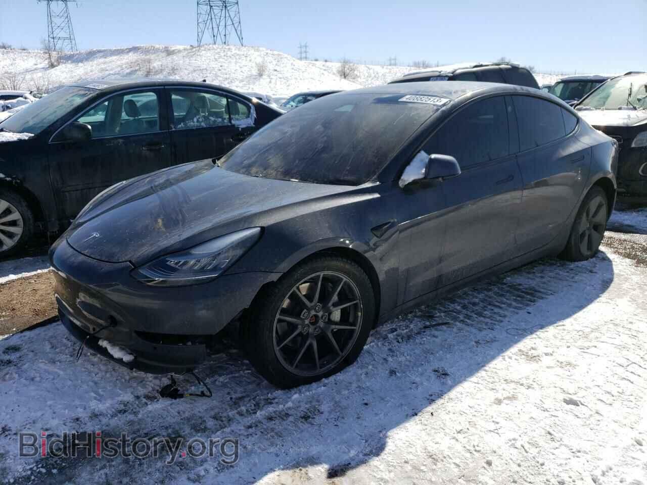 Photo 5YJ3E1EBXMF862017 - TESLA MODEL 3 2021