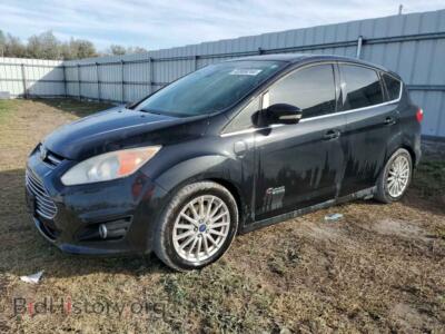 2014 Ford CMAX Premium, black — VIN 1FADP5CUXEL520176, Copart