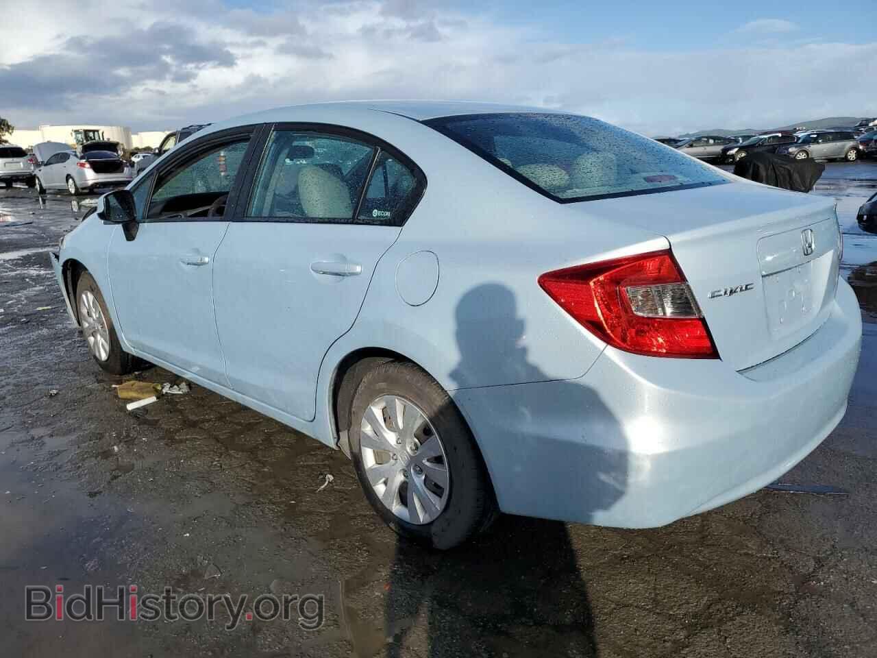 2012 HONDA CIVIC - VIN: 2HGFB2F57CH594008 - Фото 2