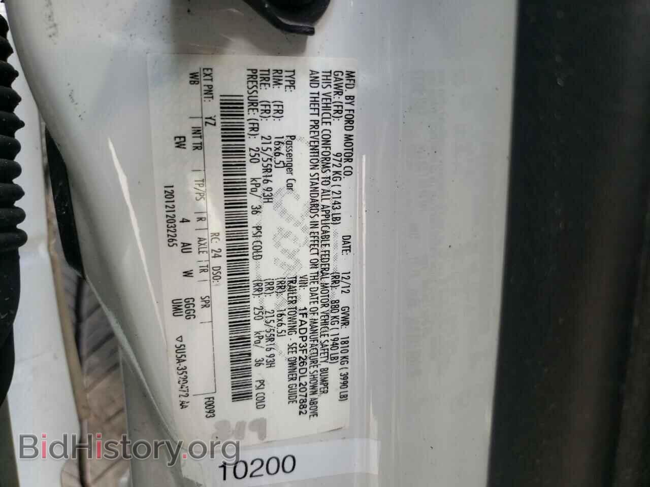 2013 FORD FOCUS - VIN: 1FADP3F26DL207882 - Photo 10