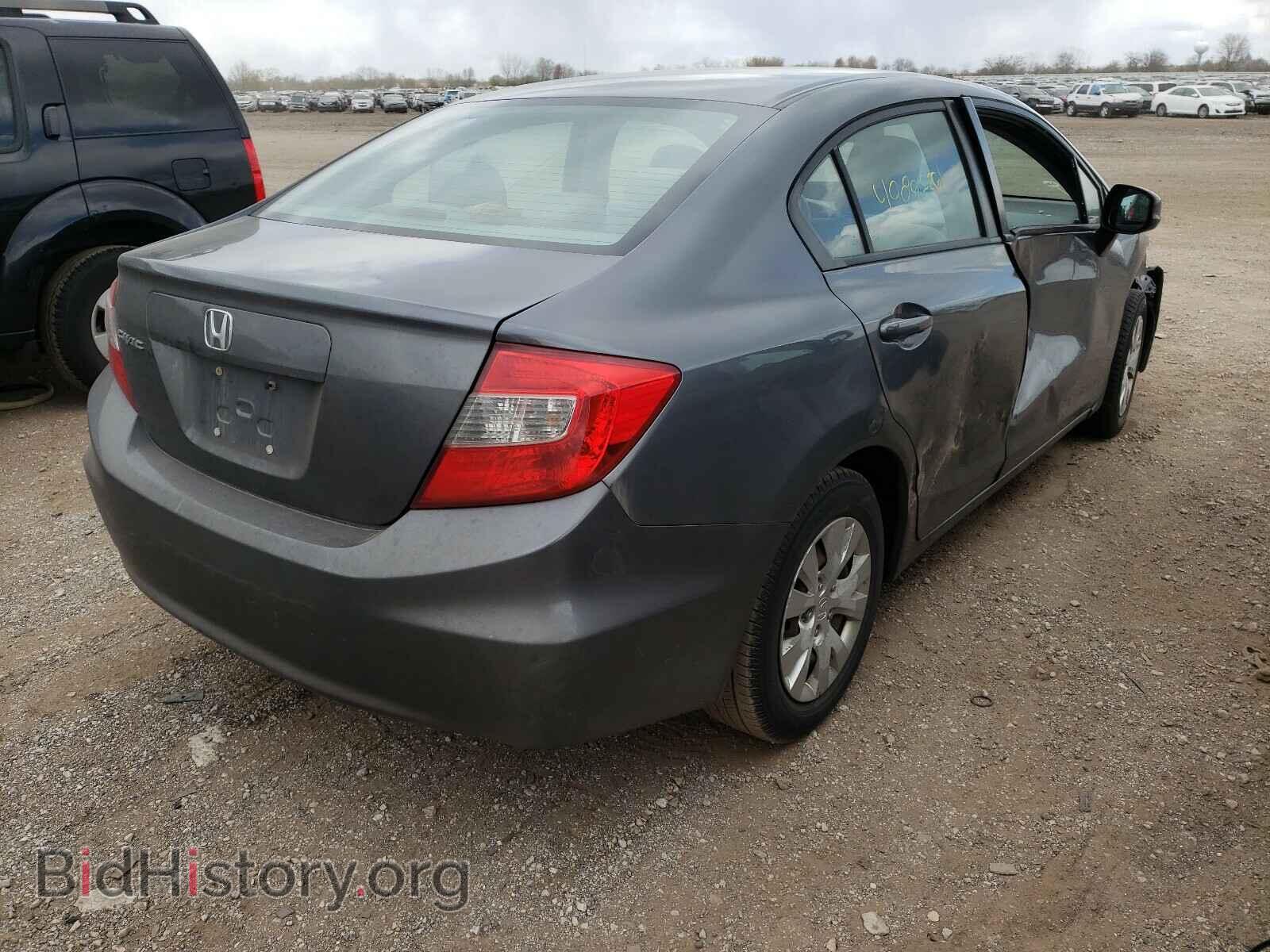 2012 HONDA CIVIC - VIN: 19XFB2F53CE006504 - Фото 4