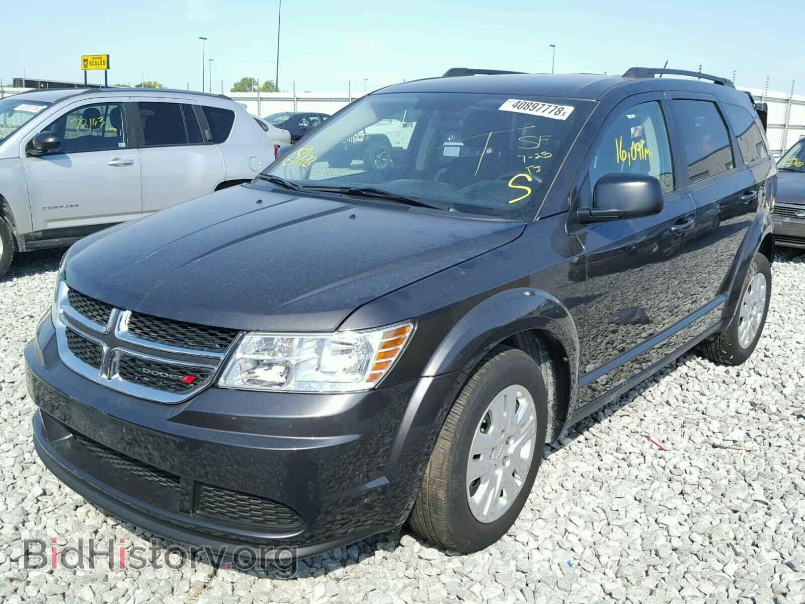 2017 DODGE JOURNEY SE - VIN: 3C4PDCAB0HT614484 - Фото 2