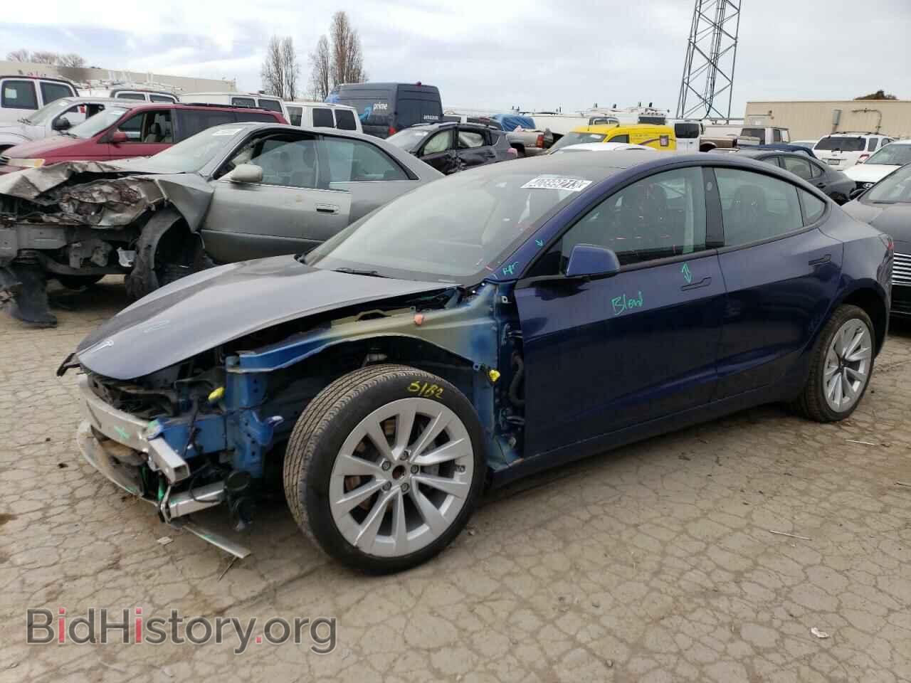 Photo 5YJ3E1EA4NF144312 - TESLA MODEL 3 2022