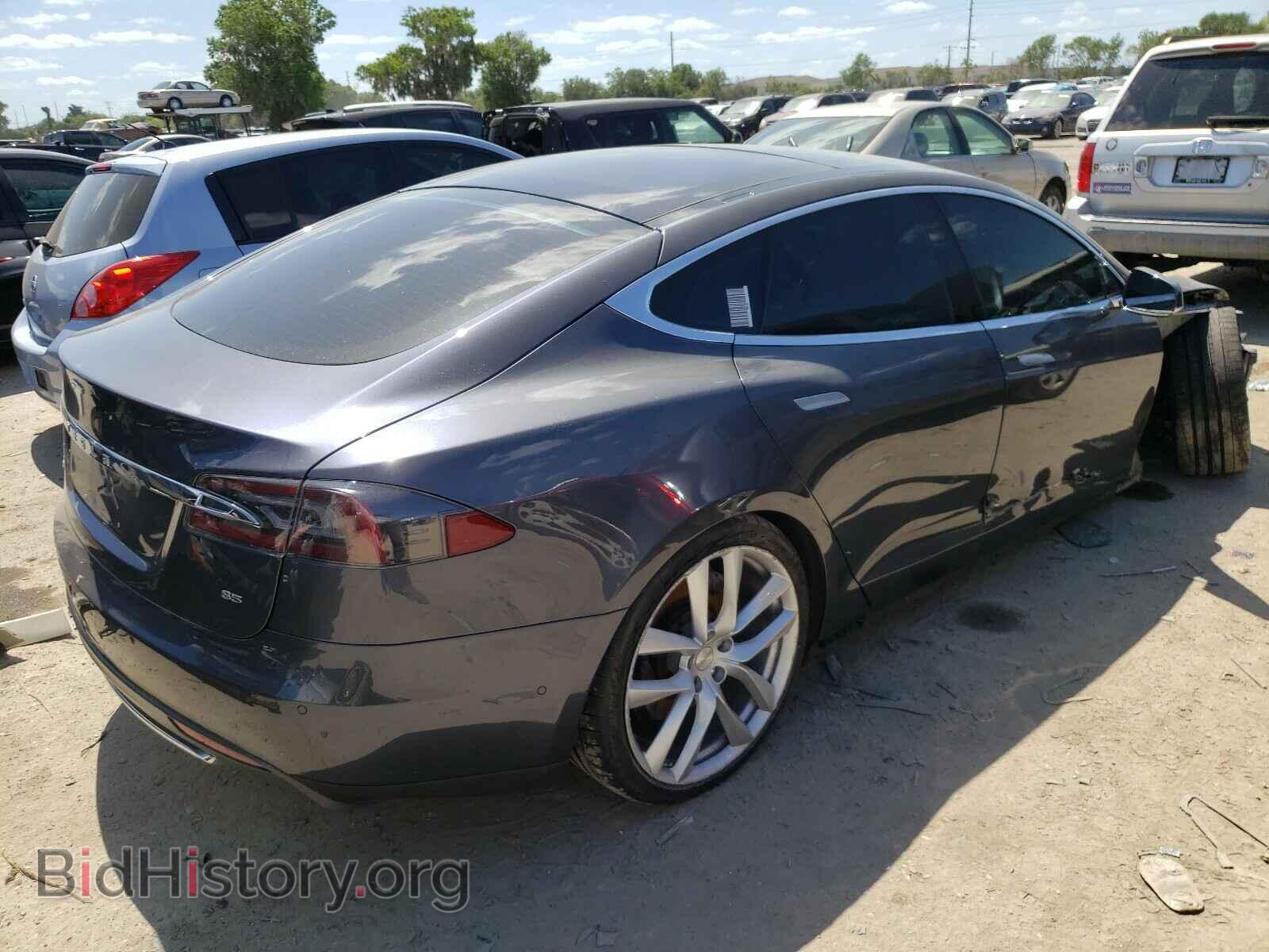 2014 TESLA MODEL S - VIN: 5YJSA1H18EFP65801 - Фото 4