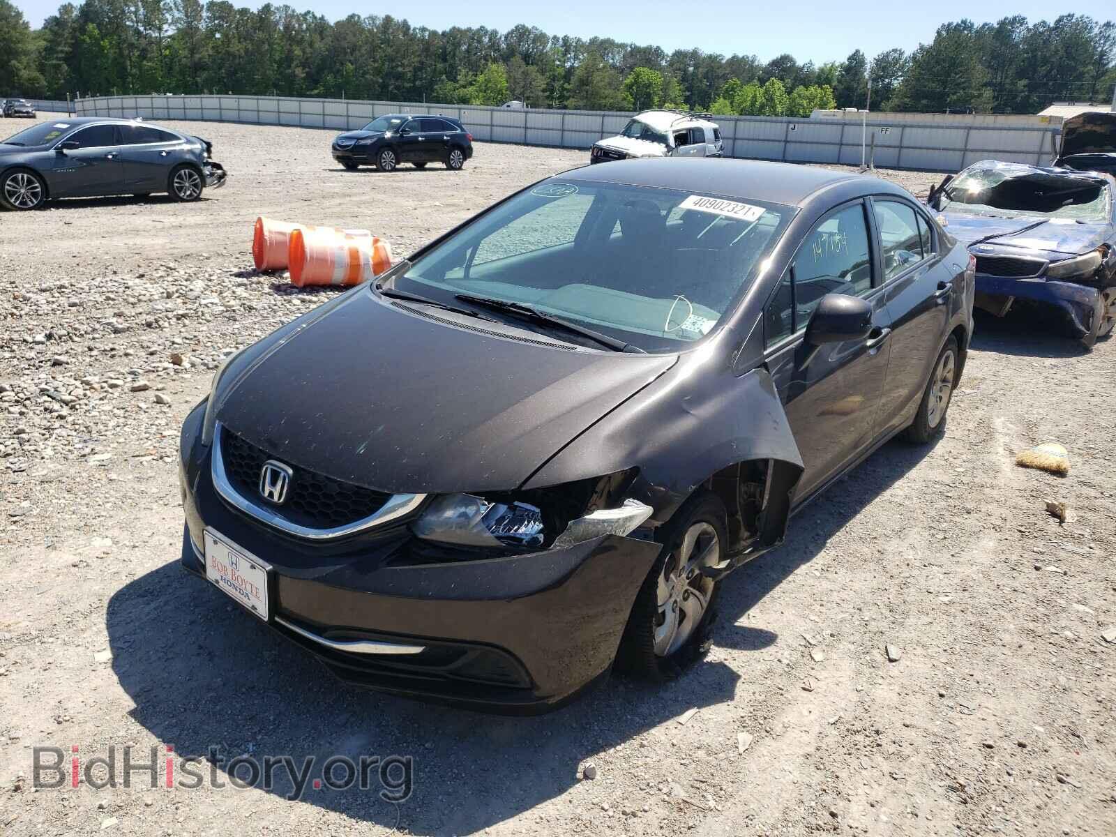 2013 HONDA CIVIC - VIN: 2HGFB2F53DH525432 - Фото 2