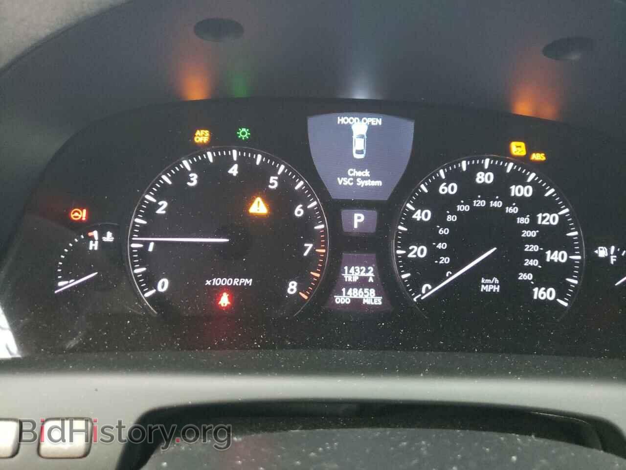 2007 LEXUS LS460 - VIN: JTHBL46F775011186 - Фото 9